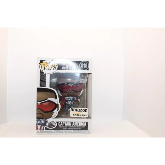 Funko Pop! Vinyl: Marvel - Captain America - Amazon (Exclusive) #818 - Picture 2 of 8